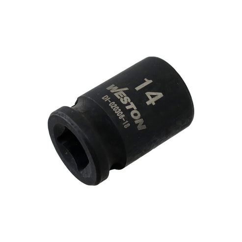 Dado De Impacto Corto Cuadro 3/8" 6 Puntas 14MM
