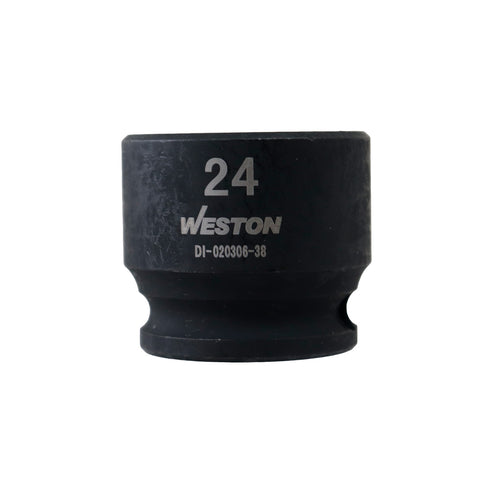 Dado De Impacto Corto Cuadro 3/8" 6 Puntas 24MM