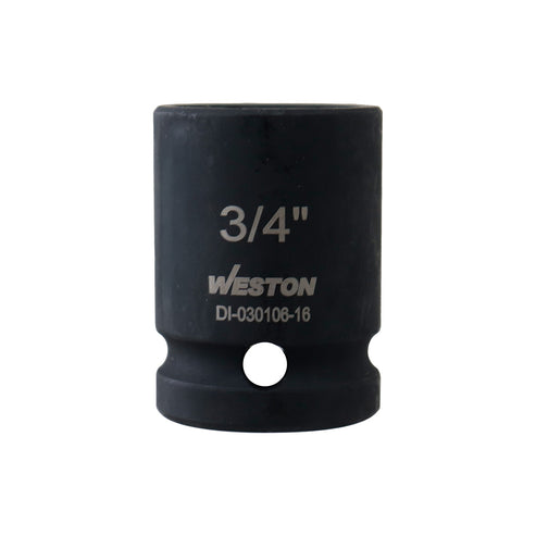 Dado De Impacto Corto Cuadro 1/2" 6 Puntas 3/4"