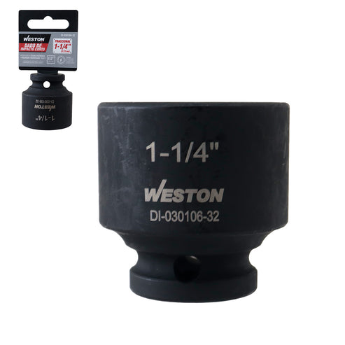 Dado De Impacto Corto Cuadro 1/2" 6 Puntas 1-1/4"