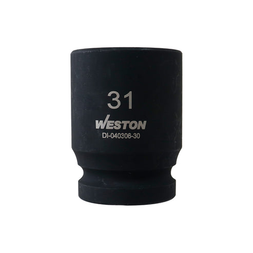 Dado De Impacto Corto Cuadro 3/4" 6 Puntas 31 MM