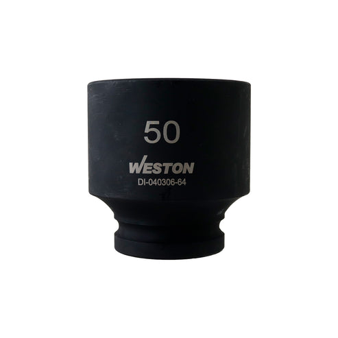 Dado De Impacto Corto Cuadro 3/4" 6 Puntas 50 MM