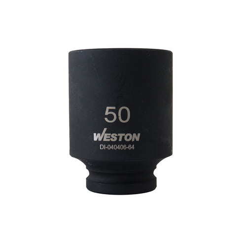 Dado De Impacto Largo Cuadro 3/4" 6 Puntas 50 MM