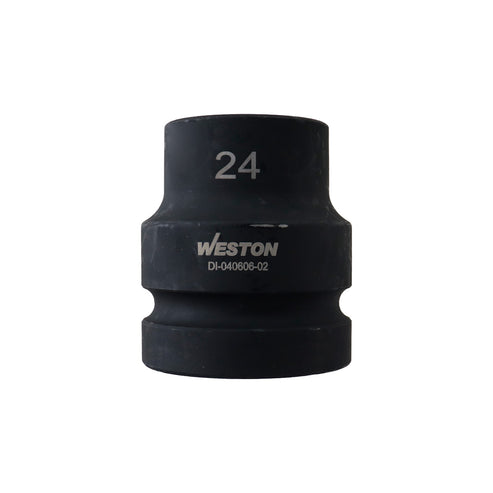 Dado De Impacto Corto Cuadro 1" 6 Puntas 24 MM