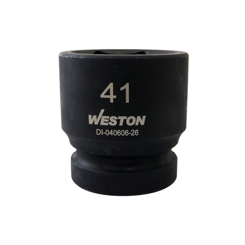 Dado De Impacto Corto Cuadro 1" 6 Puntas 41 MM