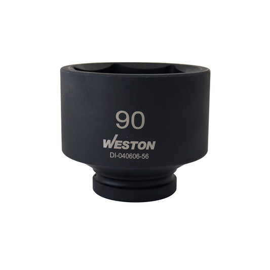 Dado De Impacto Corto Cuadro 1" 6 Puntas 90 MM