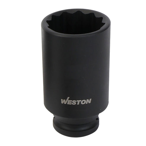 Dado De Impacto Largo Cuadro 1/2" P/tuerca D/eje De Transmision  12 Puntas 34MM