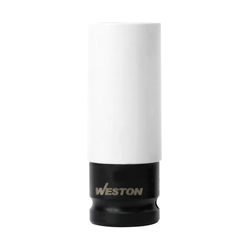 Dado De Impacto Largo Cuadro 1/2" C/carcasa Protectora 6 Puntas19mm