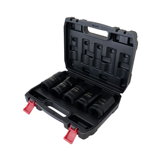 Jgo. De 5 Dados De Impacto Para Ruedas De Camion Cuadro 1" Fracc. Y Metric.