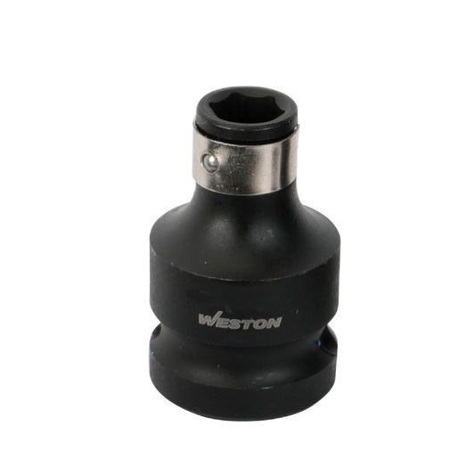 Adaptador Para Dados De Impacto Vastago Hexagonal 1/4" Para Cuadro 3/8" Largo 64MM