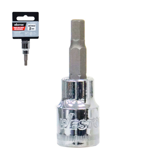 Dado Cuadro 3/8" Con Punta Hexagonal 5MM | DM-020600-04