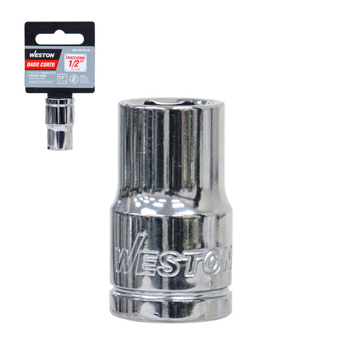 Dado Corto Cuadro 1/2" 6 Puntas 1/2" | DM-030106-06