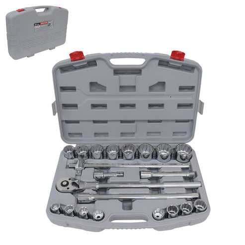 Juego De 21 Dados Cuadro 3/4" Fraccionarios Para Mecánico | DM-051000