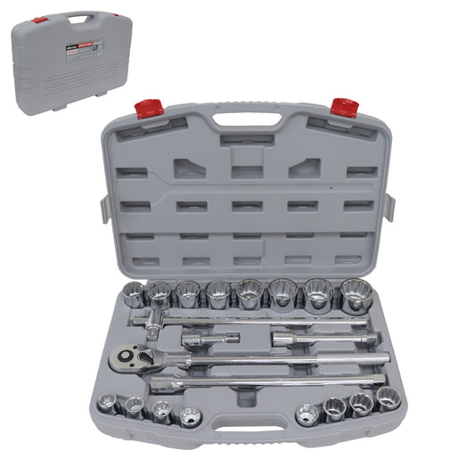 Juego De 21 Dados Cuadro 3/4" Fraccionarios Para Mecánico | DM-051000