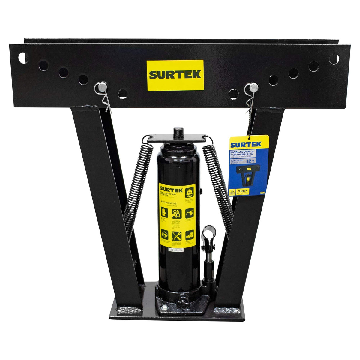 Dobladora Hidráulica Para Tubo De 1/2 A 2, 12 Ton, Surtek DT12