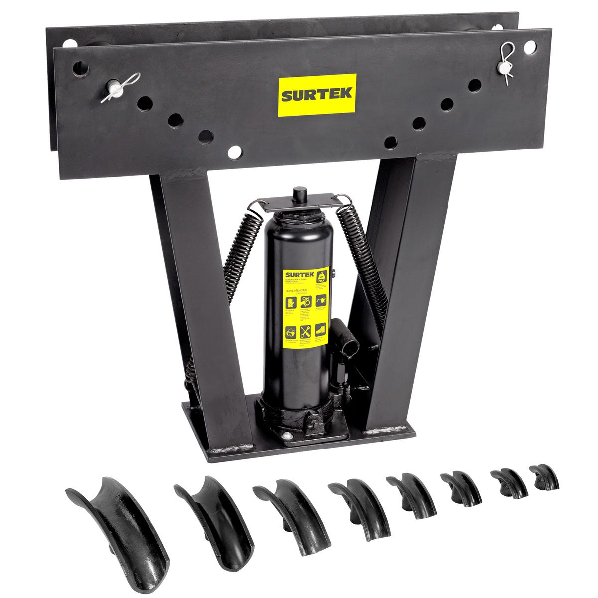 Dobladora Hidráulica Para Tubo De 1/2 A 3, 16 Ton, Surtek DT16