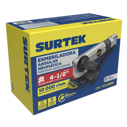 Esmeriladora Neumática Angular Para Discos Con Diámetro De 4 11, 000 RPM, Surtek EAN54
