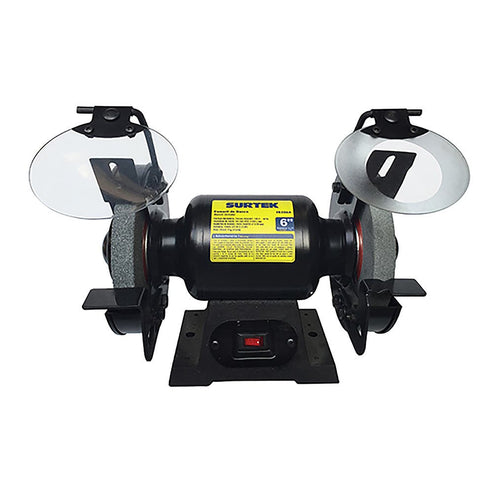Esmeril De Banco Motor Silencioso De Inducción 6 1/2 HP 343 W 120 V, 3450 RPM, Surtek EB506A