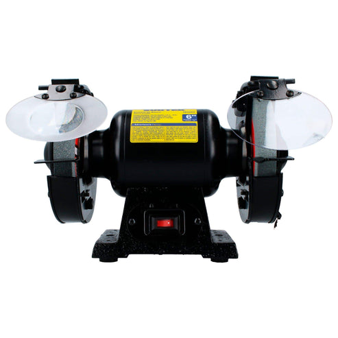 Esmeril De Banco Motor Silencioso De Inducción 6 1/2 HP 343 W 120 V, 3450 RPM, Surtek EB506A