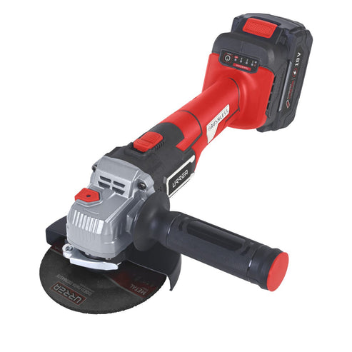 Esmeriladora Angular Inalámbrica 4-1/2 - 5 A Batería Litio-Ion 18 V, 4 Ah, Urrea EI1018A