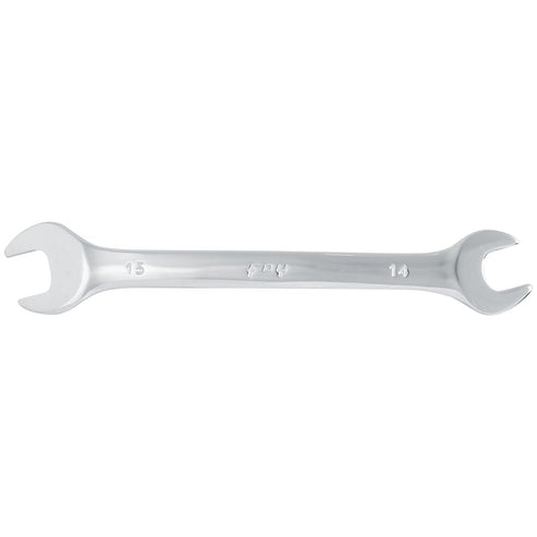 Llave Española Pulido Espejo Métrica, 14 x 15 mm, Foy EM1415