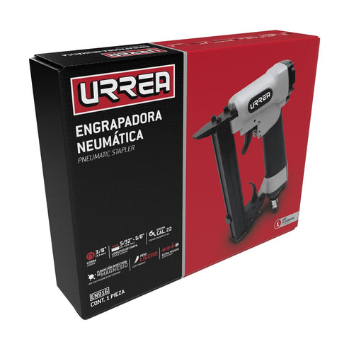 Engrapadora Neumática Calibre 22, Corona 3/8, Urrea EN916