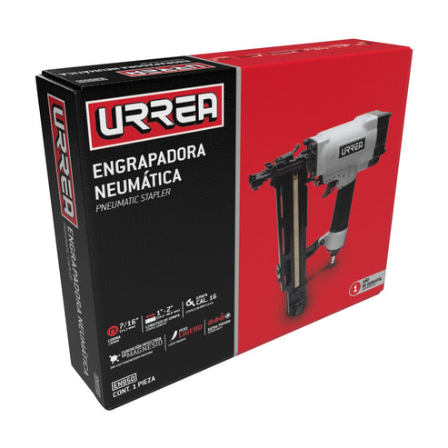 Engrapadora Neumática Calibre 16, Corona 7/16, Urrea EN950