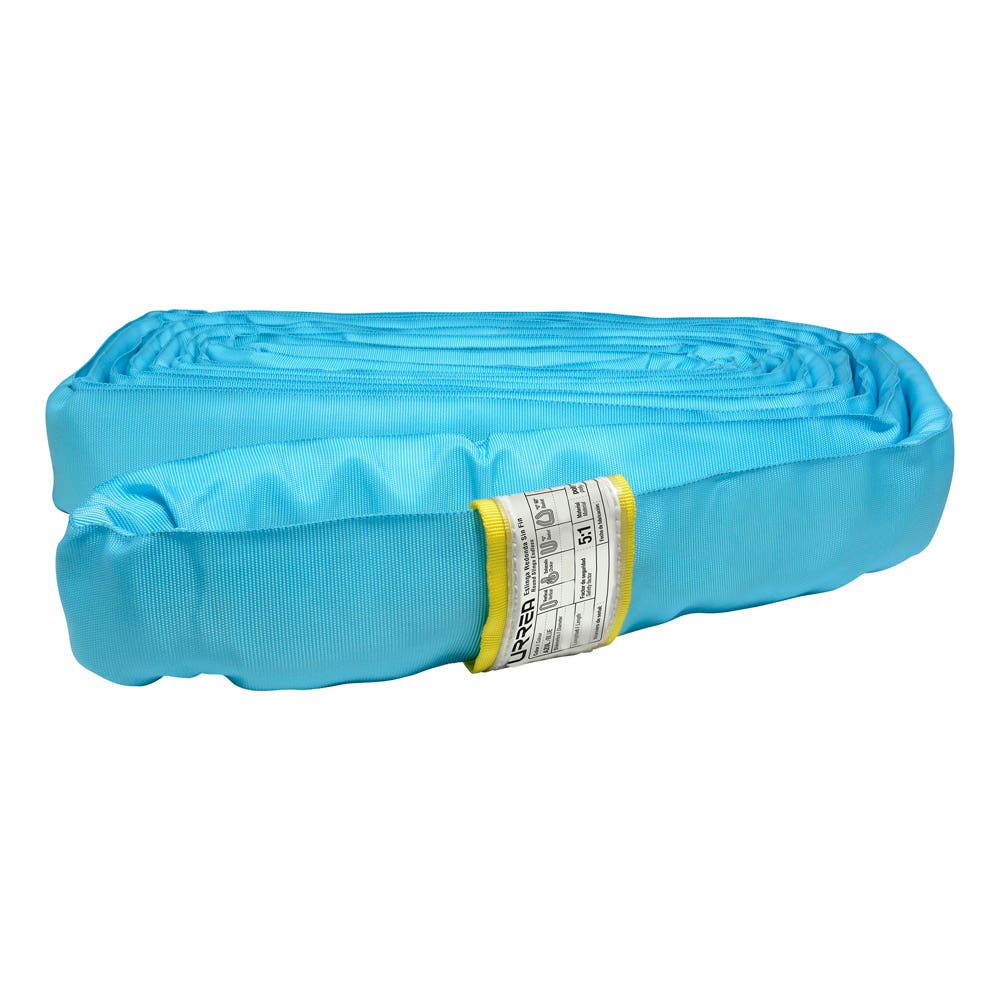Eslinga De Poliéster Redonda Sin Fin Azul 5 m, 9 Ton, Urrea ER95