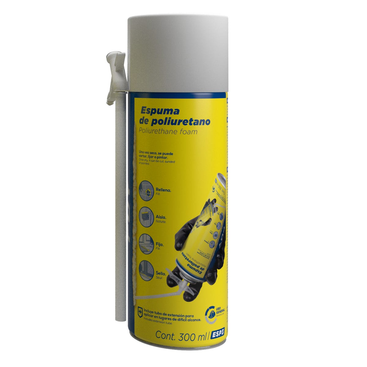Espuma De Poliuretano 300 ml, Foy ESP3
