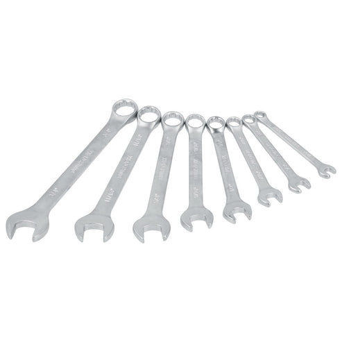 Juego De Llaves Combinadas Satinadas Métricas, 12 Puntas, Surtek F08MR