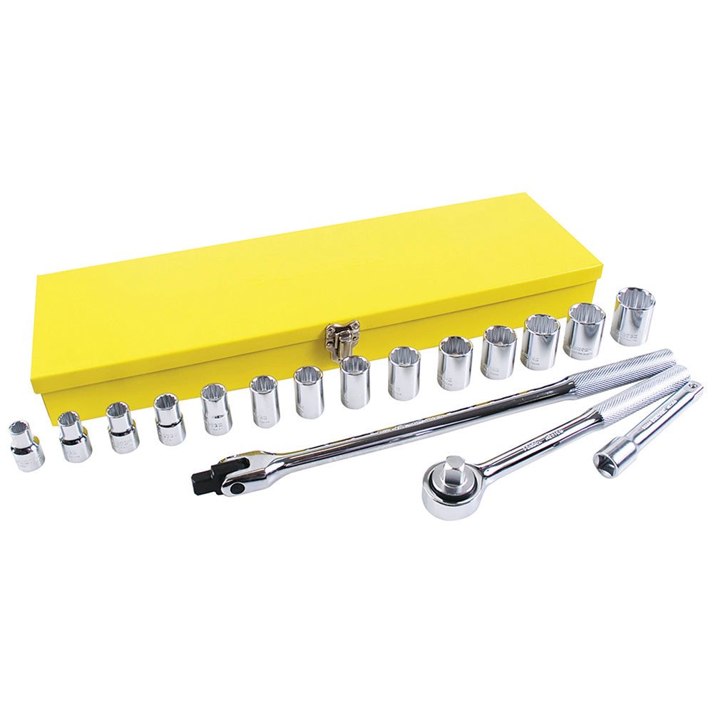 Juego De Dados Y Accesorios Cuadro De 1/2 En Surtek F09S