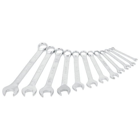 Juego De Llaves Combinadas Satinadas En Pulgadas, 12 Puntas, Surtek F12SR
