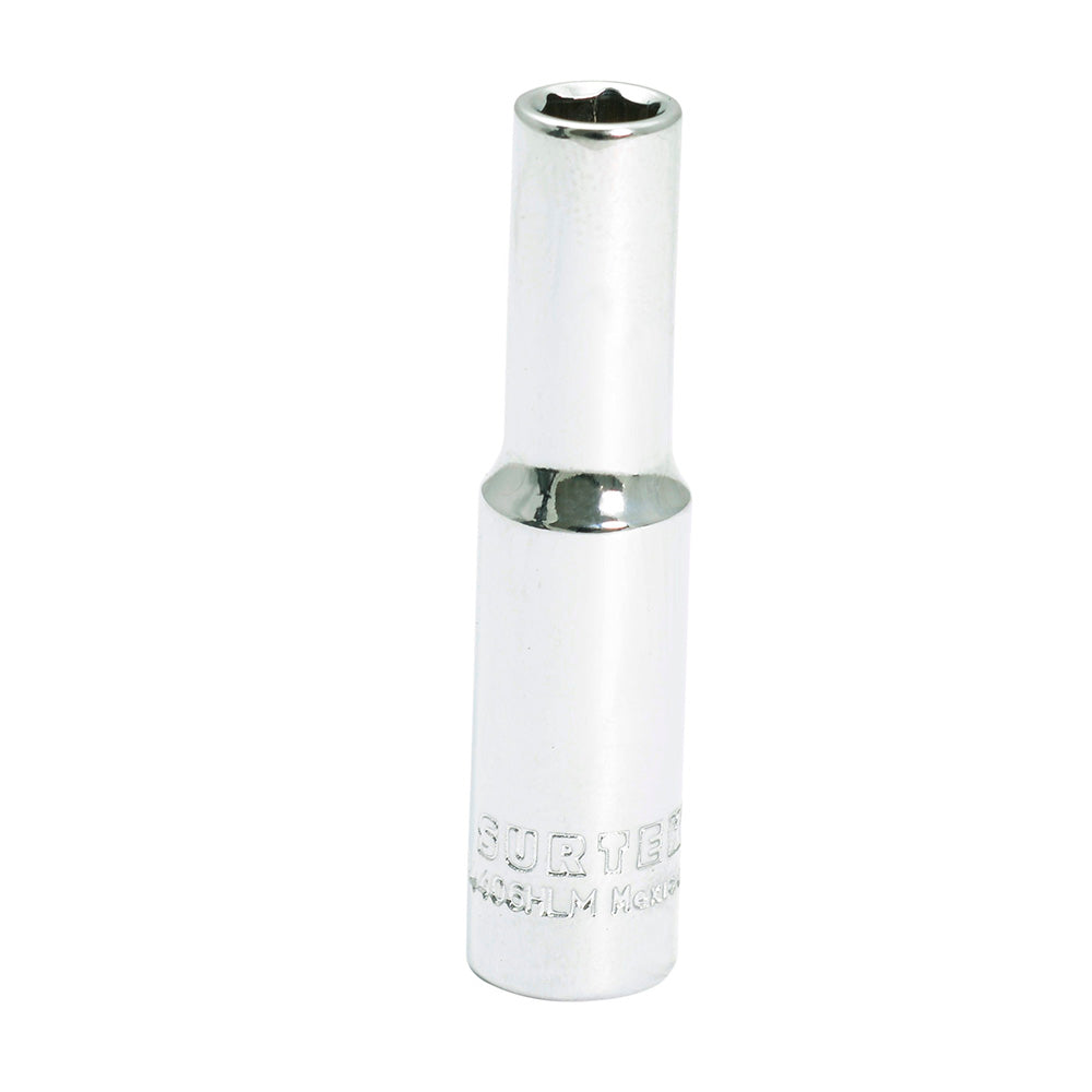Dado Largo Cuadro De 1/4, 6 Puntas, Métrico, 6 Surtek F4406HLM