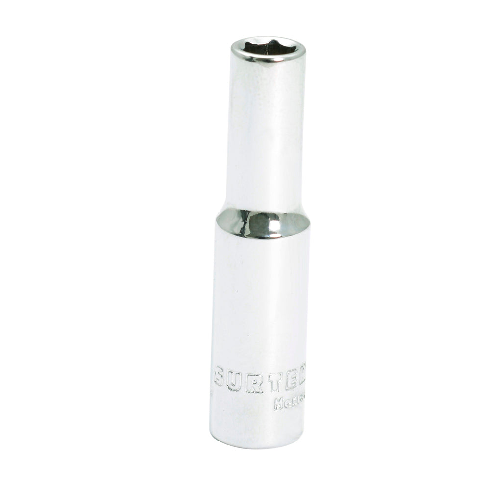 Dado Largo Cuadro De 1/4, 6 Puntas, Métrico, 7 Surtek F4407HLM