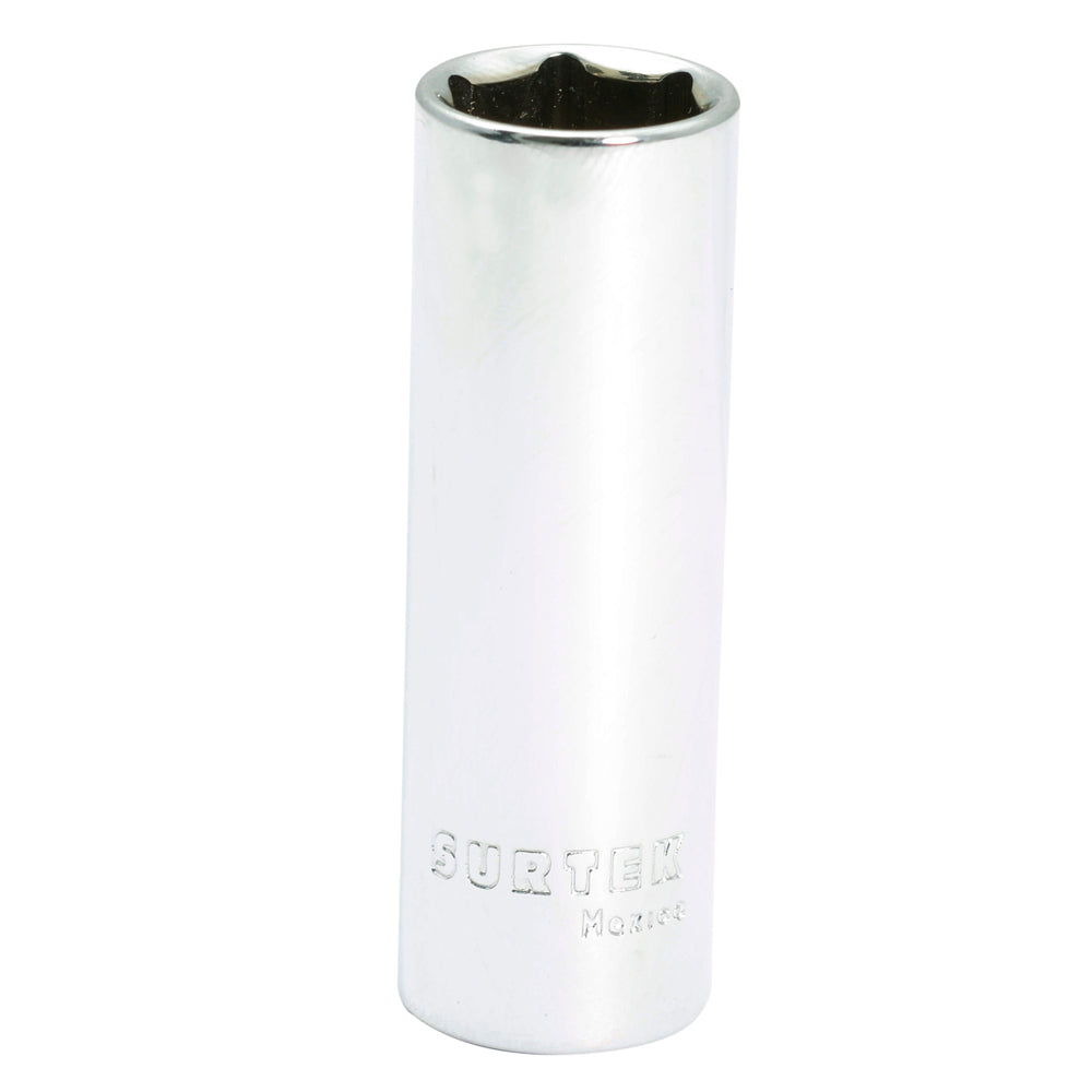 Dado Largo Cuadro De 1/4, 6 Puntas, Métrico, 10 Surtek F4410HLM