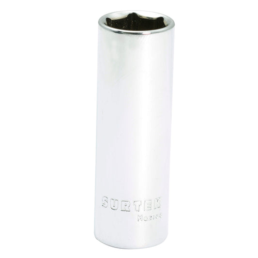 Dado Largo Cuadro De 1/4, 6 Puntas, Métrico, 11 Surtek F4411HLM
