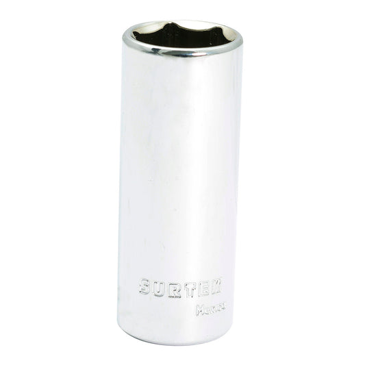 Dado Largo Cuadro De 3/8, 6 Puntas, Métrico, 16 Surtek F5116HLM
