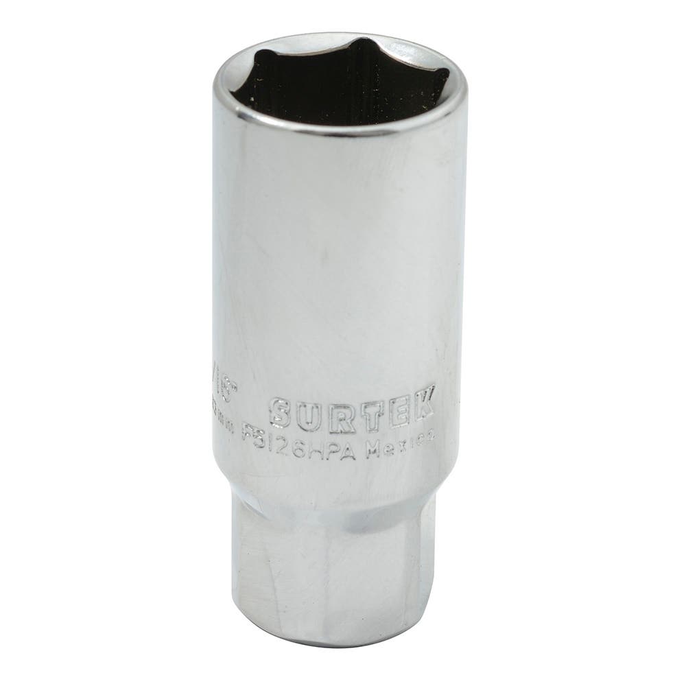 Dado Para Bujía Con Neopreno En Pulgadas, Cuadro 3/8, Surtek F5126HPA
