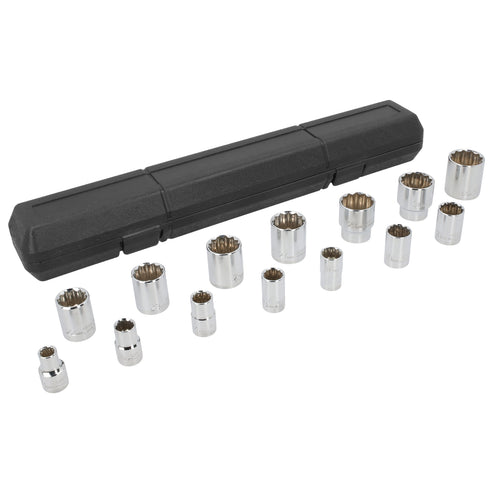 Juego De Dados Cuadro De 1/2, 12 Puntas, Surtek F5800AM