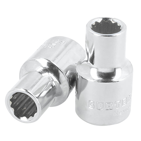 Dado Cuadro De 1/2, 12 Puntas, En Pulgadas, Surtek F5810
