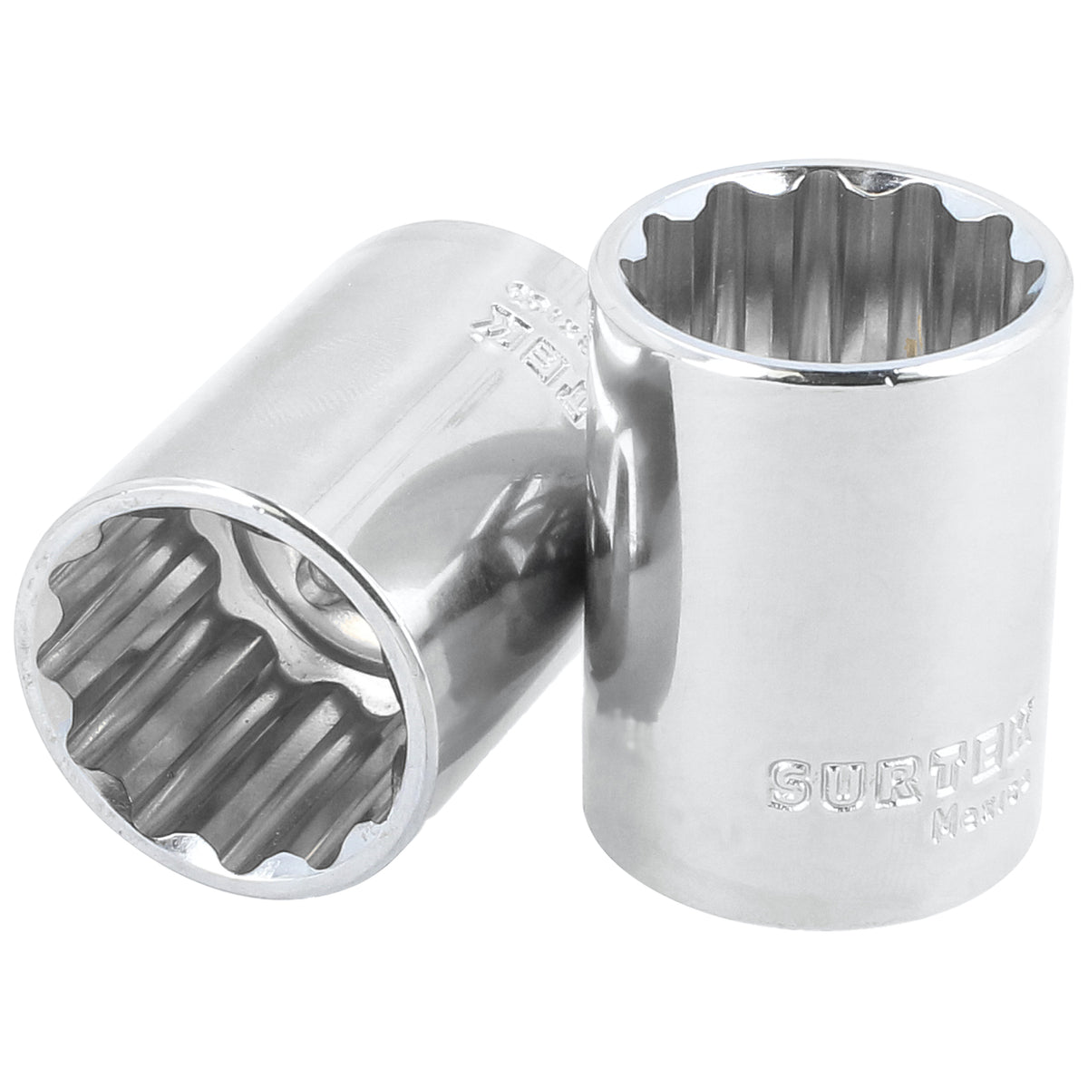 Dado Cuadro De 1/2, 12 Puntas, Métrico, 15 Surtek F5815M