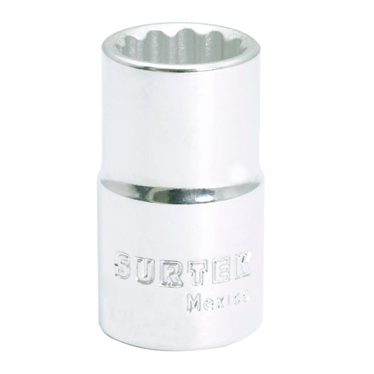 Dado Cuadro De 1/2, 12 Puntas, En Pulgadas, Surtek F5818