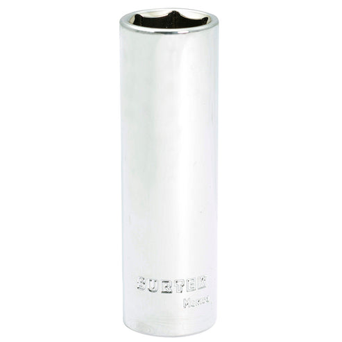 Dado Largo Cuadro De 1/2, 6 Puntas, Métrico, 18 Surtek F5818HLM