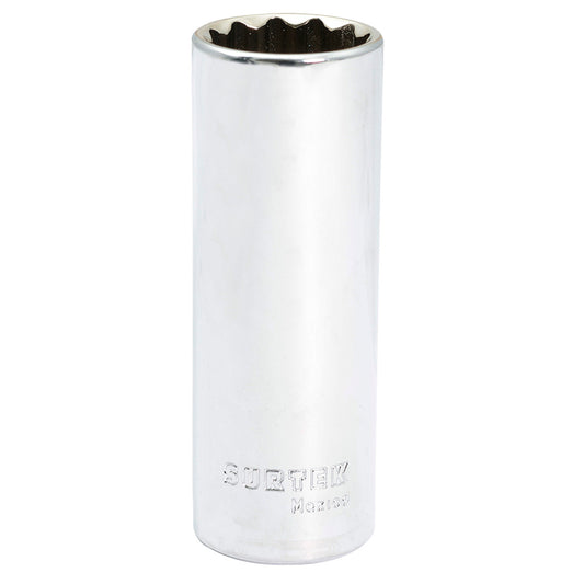 Dado Largo Cuadro De 1/2, 12 Puntas, En Pulgadas, Surtek F5822L