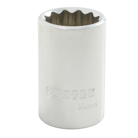 Dado Cuadro De 1/2, 12 Puntas, Métrico, 23 Surtek F5823M