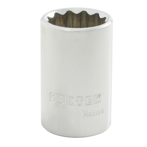 Dado Cuadro De 1/2, 12 Puntas, Métrico, 24 Surtek F5824M