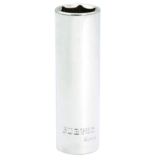 Dado Largo Cuadro De 1/2, 6 Puntas, Métrico, 30 Surtek F5830HLM