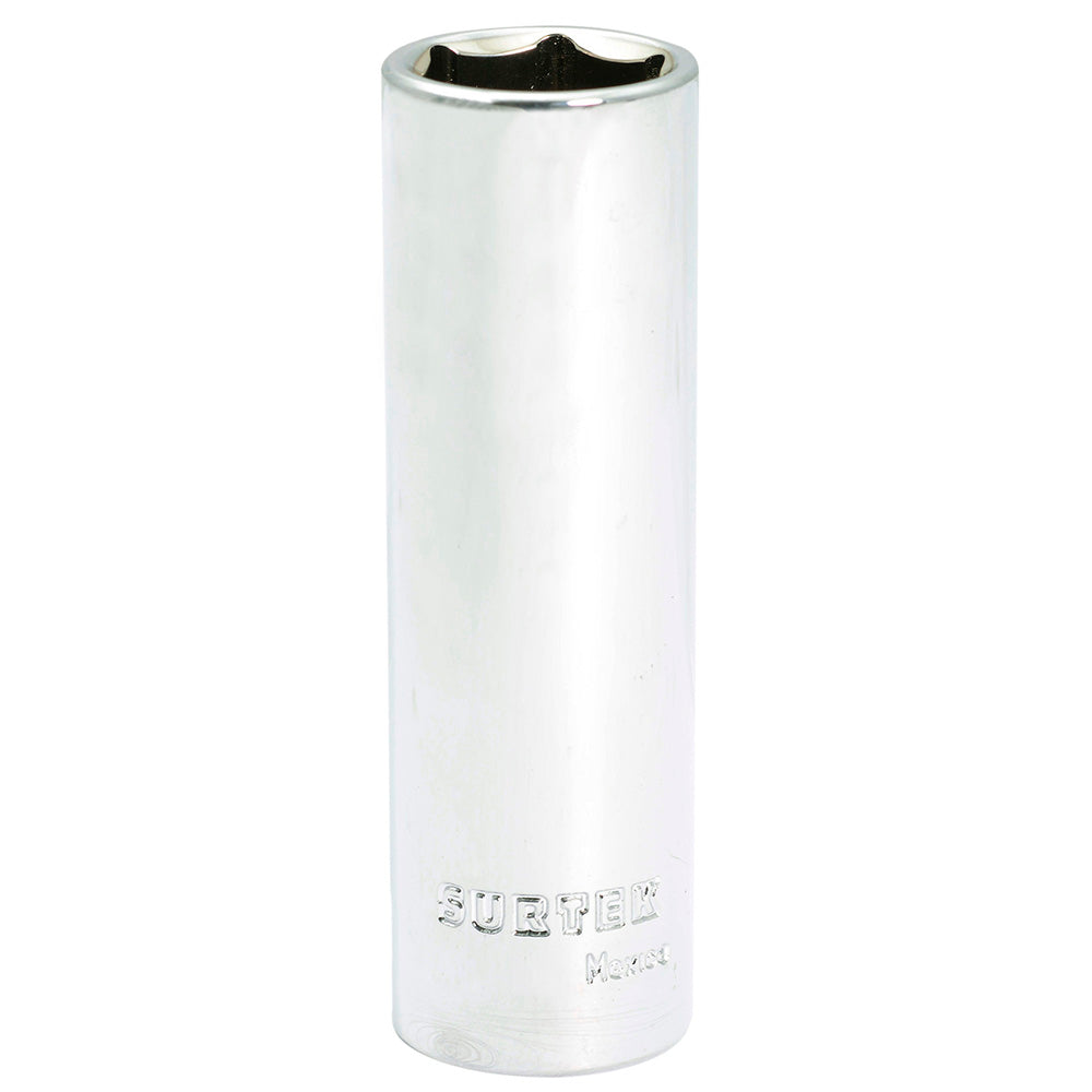 Dado Largo Cuadro De 1/2, 6 Puntas, Métrico, 34 Surtek F5834HLM