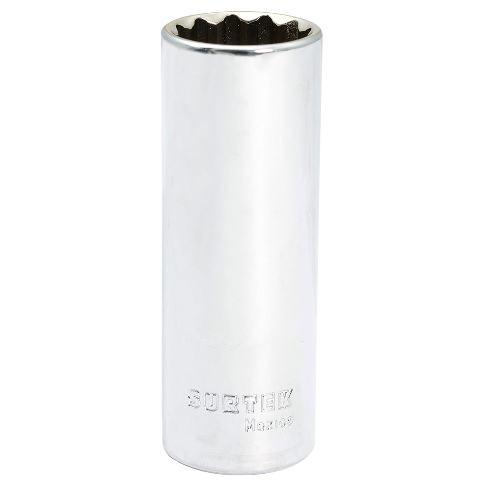 Dado Largo Cuadro De 1/2, 12 Puntas, En Pulgadas, Surtek F5836L