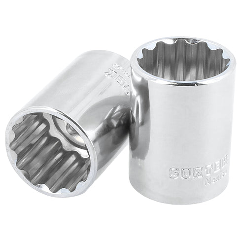 Dado Cuadro De 1/2, 12 Puntas, En Pulgadas, Surtek F5838